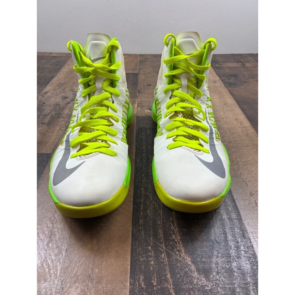 Nike Hyperdunk 2012 Basketball Shoes Mens 11 White Green 524934-106 Good